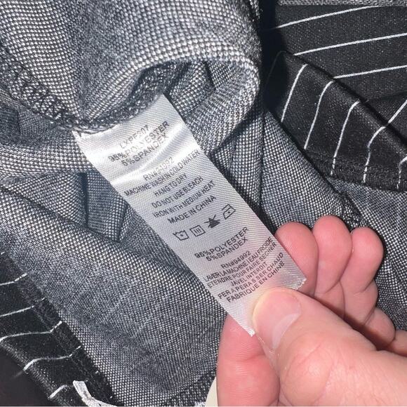 Patrizia Luca Flare Leg Pinstripe Pants - Picture 6 of 6